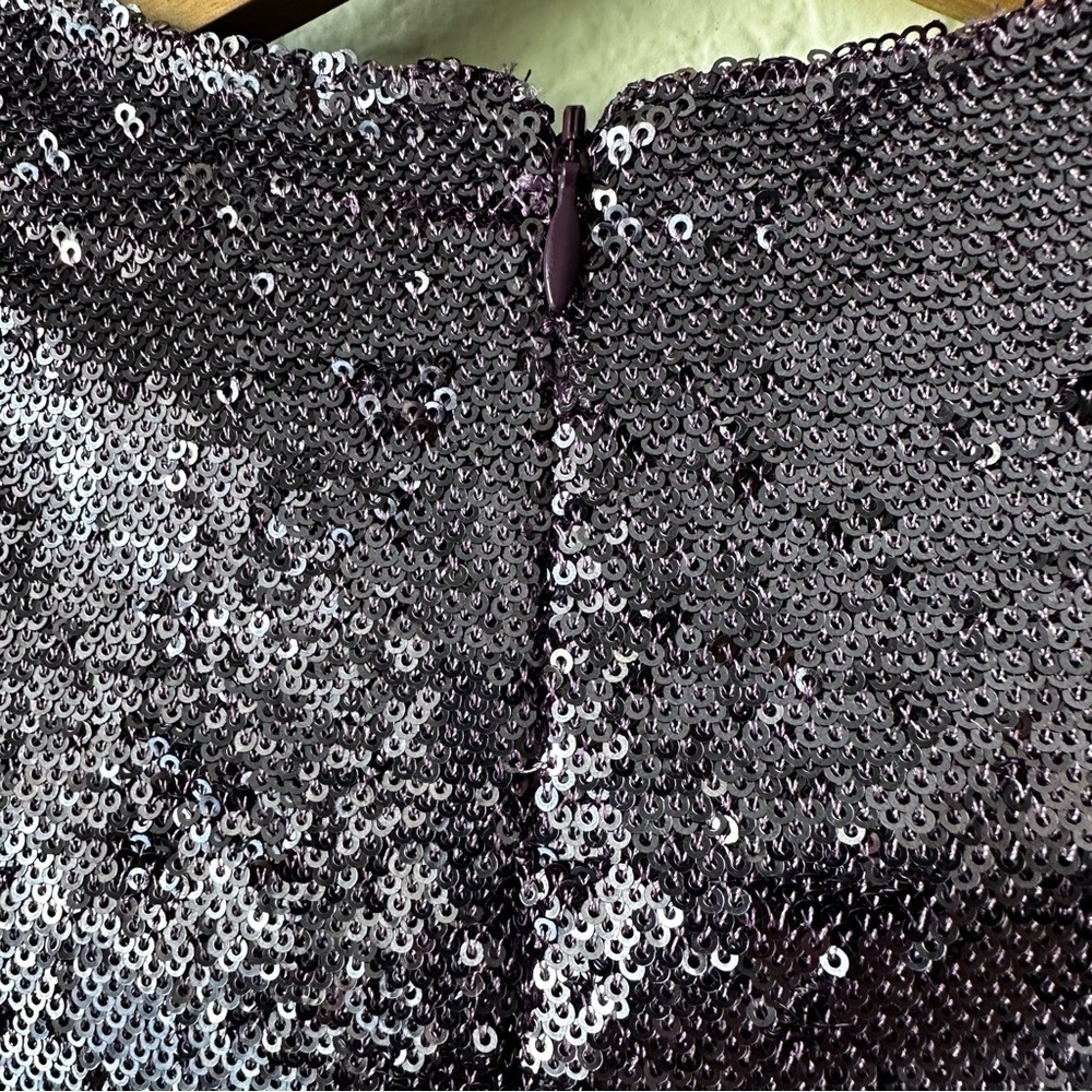New with tags PHILOSOPHY DI LORENZO SERAFINI Metallic Sequin Top Size:4 - Picture 9 of 13